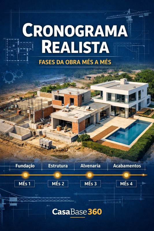 Cronograma Realista — Fases da Obra Mês a Mês